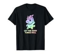 Deja Que los Buenos Tiempos rueden Unicornio Camiseta
