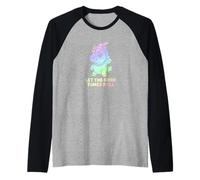 Deja Que los Buenos Tiempos rueden Unicornio Camiseta Manga Raglan