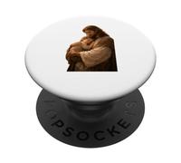 Deja Que los niños vengan Jesús con el Arte Cristiano Infantil PopSockets PopGrip Adhesivo