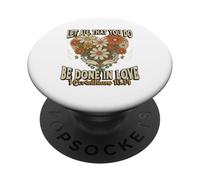 Deja Que Todo lo Que Haces se Haga en Amor 1 Corintios 16 Biblia PopSockets PopGrip Adhesivo