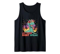 Deja que tu camisa hable - Ropa de estilo retro divertida y atrevida Camiseta sin Mangas