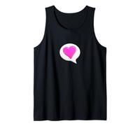 Deja que tu corazón hable - burbuja con el símbolo del corazón Camiseta sin Mangas