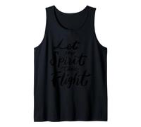 Deja Que tu espíritu Tome Vuelo Inspirador Camiseta sin Mangas
