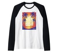 Deja Que tu luz Brille Mateo 5:16 Biblia Verso Christian Camiseta Manga Raglan