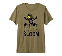 Deja Que tu luz florezca la Cabra Camiseta Premium