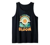 Deja que tus sueños florezcan lindo diseño de flores retro Camiseta sin Mangas