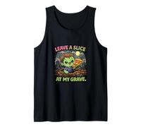 Deja una porción en mi Tumba Zombie Pizza Lover Camiseta sin Mangas
