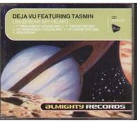DEJA VU FEATURING TASMIN - UN BREAK MY HEART CD UK ALMIGHTY 1996