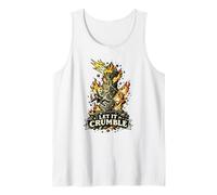 Déjalo desmoronarse Tarot Tower Lightning Art Camiseta sin Mangas