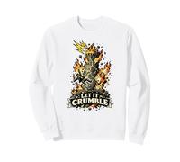 Déjalo desmoronarse Tarot Tower Lightning Art Sudadera