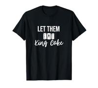 Déjalos Comer King Cake Mardi Gras Funny Camiseta gráfica económica
