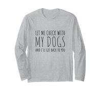 Déjame consultar con mis Perros y te volveré Manga Larga