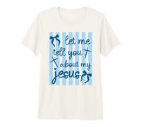 Déjame contarte Acerca de mi fe Cristiana de Jesús Camiseta Premium