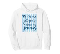 Déjame contarte Acerca de mi fe Cristiana de Jesús Sudadera con Capucha