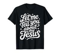 Déjame contarte Acerca de mi Jesús - Vintage Christian Faith Camiseta