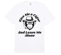 Déjame en Paz Cool Cigar Monkey Comfort Colors Adult Heavyweight T-Shirt
