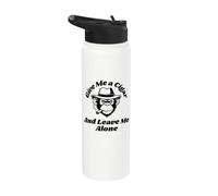 Déjame en paz Cool Cigar Monkey Stainless Steel Insulated Water Bottle