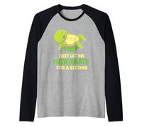Déjame Hibernar Un Segundo para Dormir Sleepy Hibernación Camiseta Manga Raglan