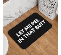 Déjame Orinar En Ese Trasero Alfombra Exterior Secado Rápido Alfombra Baño Lavable Alfombrilla De Baño para Bañera Puerta Pasillo 40X60Cm