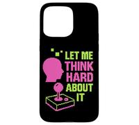 Déjame Pensar Mucho en ello, Retro Arcade, Modo de Pensamiento Ahora Carcasa para iPhone 15 Pro MAX