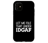 Déjame presentar eso bajo I D G Un Maldito Divertido sarcástico humorístico Carcasa para iPhone 11