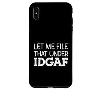 Déjame presentar eso bajo I D G Un Maldito Divertido sarcástico humorístico Carcasa para iPhone XS MAX