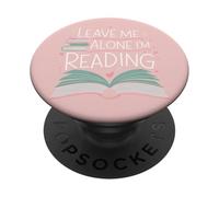 ¡Déjame Solo, Estoy Leyendo! Amante de la Lectura de PopSockets PopGrip Adhesivo