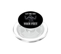 Déjame Ver Tus pies Alfa Lobo Irónico Meme PopSockets PopGrip para MagSafe