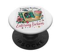 Dejando la realidad Entrando en la ficción Fantasía Aventura PopSockets PopGrip Adhesivo