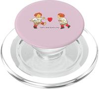 Déjanos probar el Amor Romance de Rugby Vintage PopSockets PopGrip para MagSafe