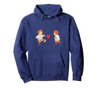 Déjanos probar el Amor Romance de Rugby Vintage Sudadera con Capucha