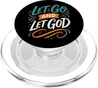 Dejar IR y Dejar a Dios - Vintage Christian Faith PopSockets PopGrip para MagSafe