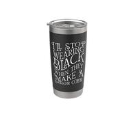 DEJARÉ DE USAR NEGRO CUANDO HACEN UN COLOR MÁS OSCURO Meme Vaso térmico de acero inoxidable de doble pared