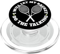 Dejaré Que mi Raqueta Haga el Tenis parlante PopSockets PopGrip para MagSafe
