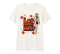 Déjate Descansar. Feliz otoño Ya'll. Mujeres Luv Abrigos de otoño. Camiseta Premium