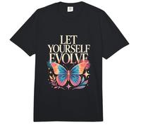 Déjate evolucionar Mariposa Cita Motivacional Comfort Colors Adult Heavyweight T-Shirt
