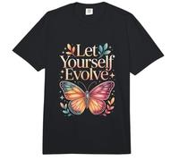 Déjate evolucionar Mariposa Cita Motivacional Comfort Colors Adult Heavyweight T-Shirt