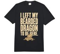 «Dejé a mi dragón Barbudo para Estar aquí» Declaración Divertida y audaz Comfort Colors Adult Heavyweight T-Shirt