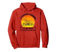 Dejé de cultivar para estar aquí, así que es mejor que sea bueno retro Sudadera con Capucha