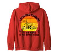 Dejé de cultivar para estar aquí, así que es mejor que sea bueno retro Sudadera con Capucha
