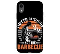 Dejé el campo de batalla, no el día de los veteranos de barbacoa Carcasa para iPhone XR