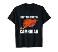 Dejé mi corazón en Cámbrico Funny Opabinia Paleontología Camiseta gráfica económica