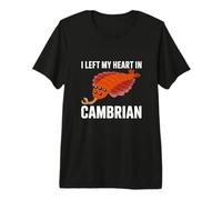 Dejé mi corazón en Cámbrico Funny Opabinia Paleontología Camiseta Premium