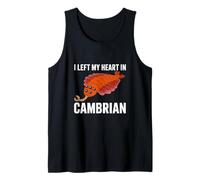 Dejé mi corazón en Cámbrico Funny Opabinia Paleontología Camiseta sin Mangas