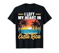 Dejé Mi Corazón En Costa Rica Vacaciones Viajes Costa Rica Camiseta
