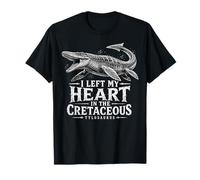 Dejé mi corazón en el Cretácico Tylosaurus Rex Mosasaur Camiseta