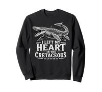 Dejé mi corazón en el Cretácico Tylosaurus Rex Mosasaur Sudadera