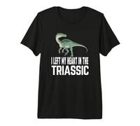 Dejé Mi Corazón En El Dinosaurio Coelophysis Triásico Camiseta Premium