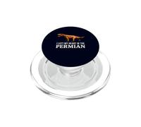 Dejé mi corazón en el Pérmico Inostrancevia Gorgonopsid PopSockets PopGrip para MagSafe
