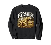 Dejé mi corazón en el Pleistoceno Smilodon Sabertooth Sudadera